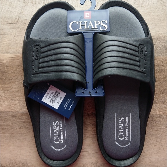 chaps memory foam sandals